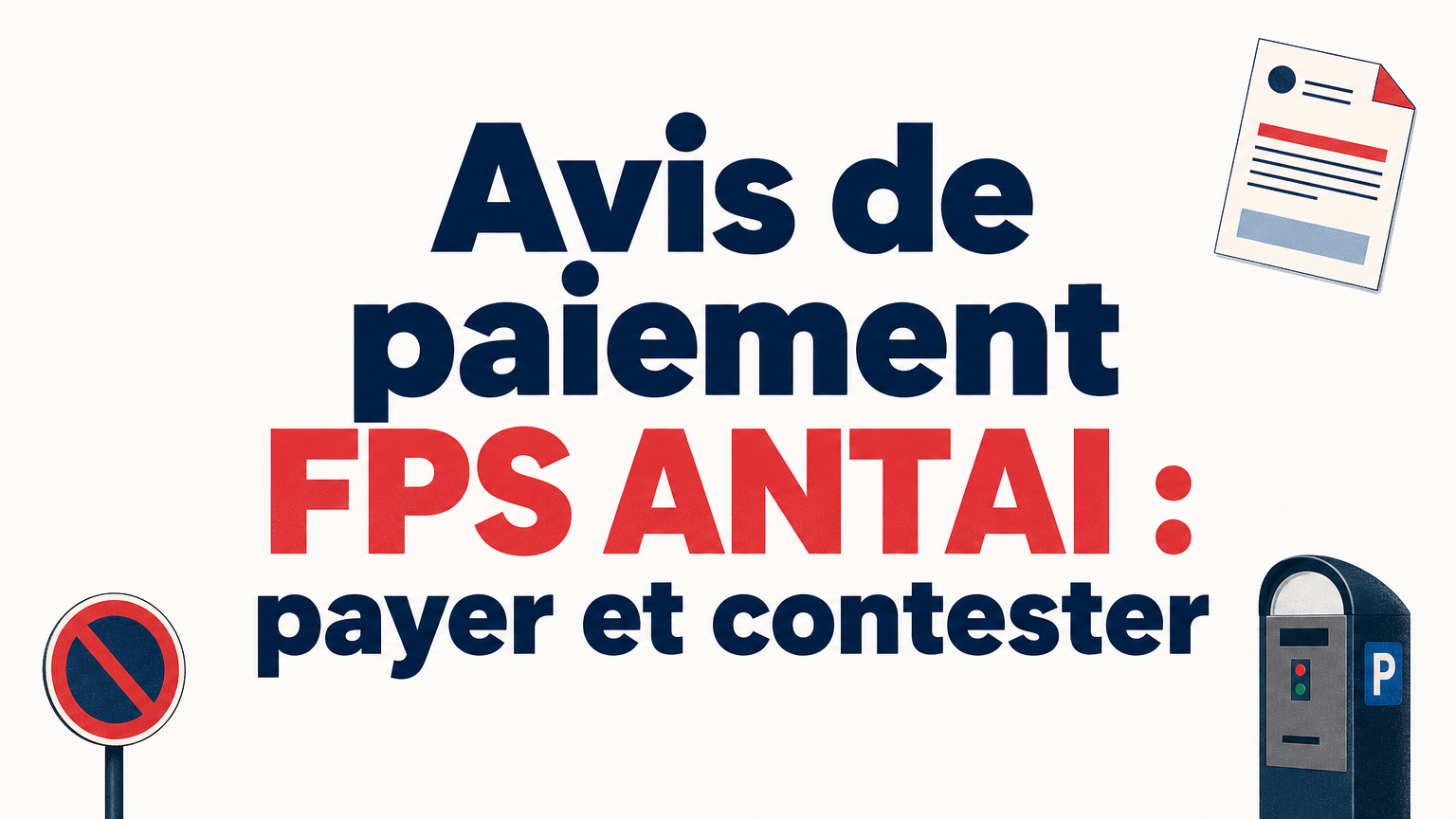 Avis de paiement FPS ANTAI : payer et contester en 2026