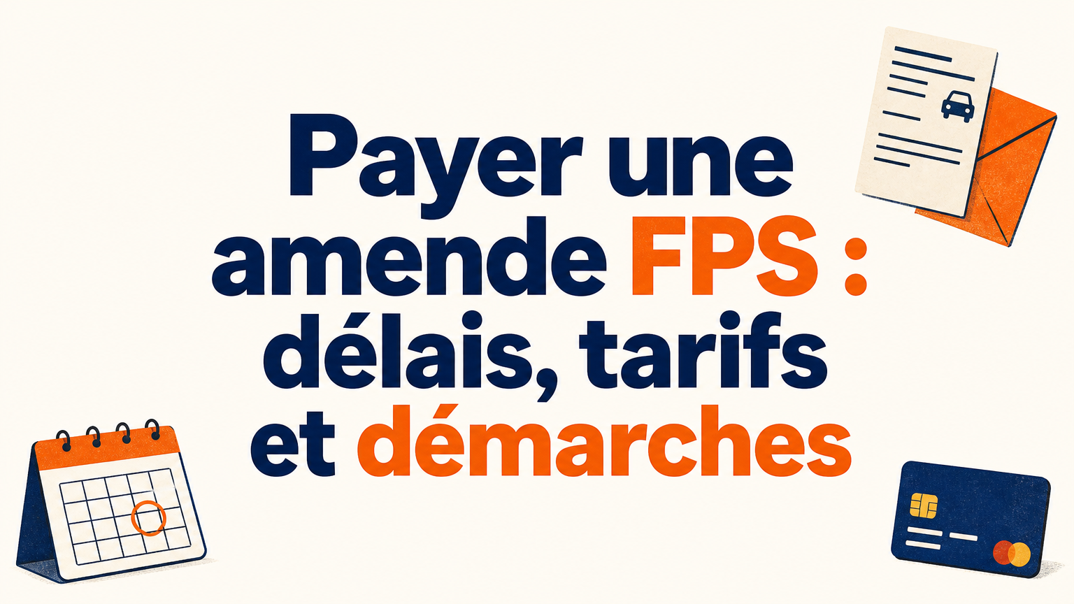 Payer une amende FPS : délais, tarifs et démarches 2026