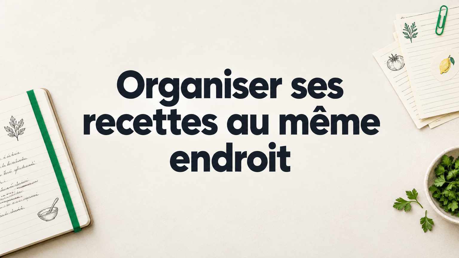 Comment choisir une application pour organiser ses recettes