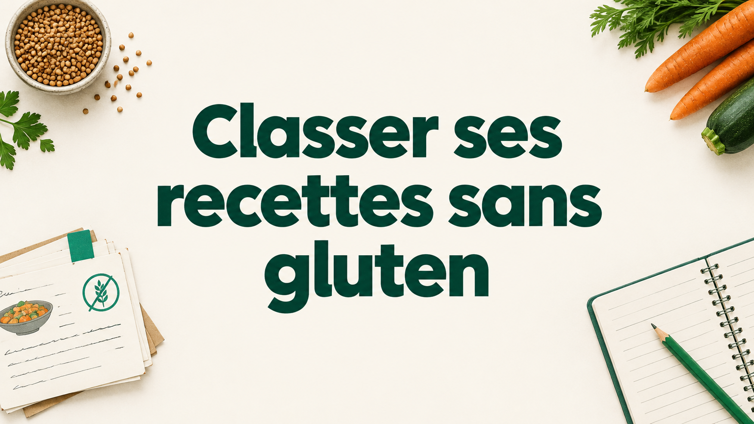 Comment classer ses recettes sans gluten et les retrouver