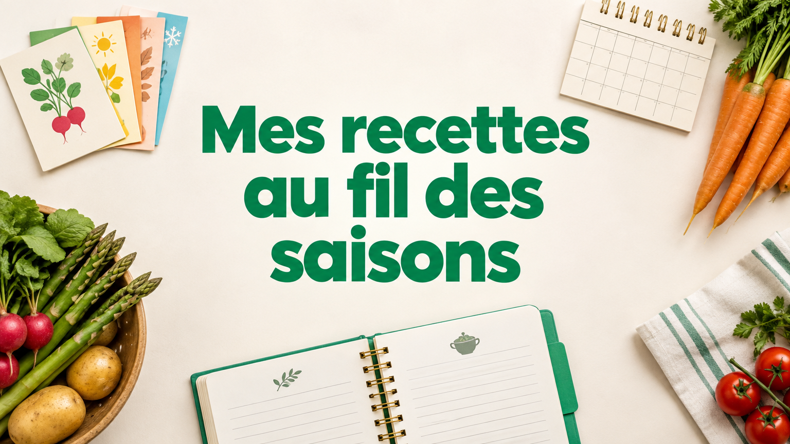 Organiser ses recettes par saison et les retrouver facilement