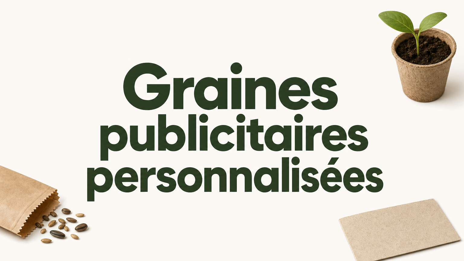 Graines publicitaires personnalisées : guide B2B 2026
