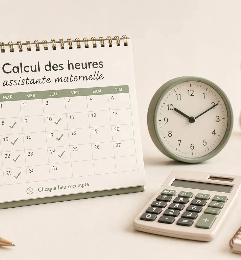 Calcul des heures d’une assistante maternelle en 2026