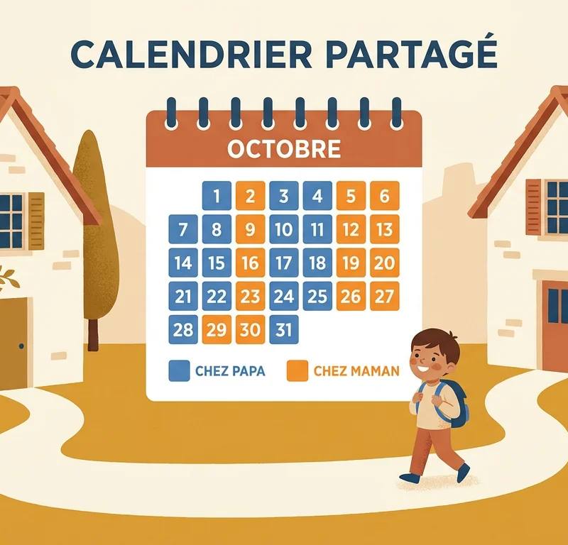 Garde partagée 4-3-3-4 : exemple, planning et conseils pratiques